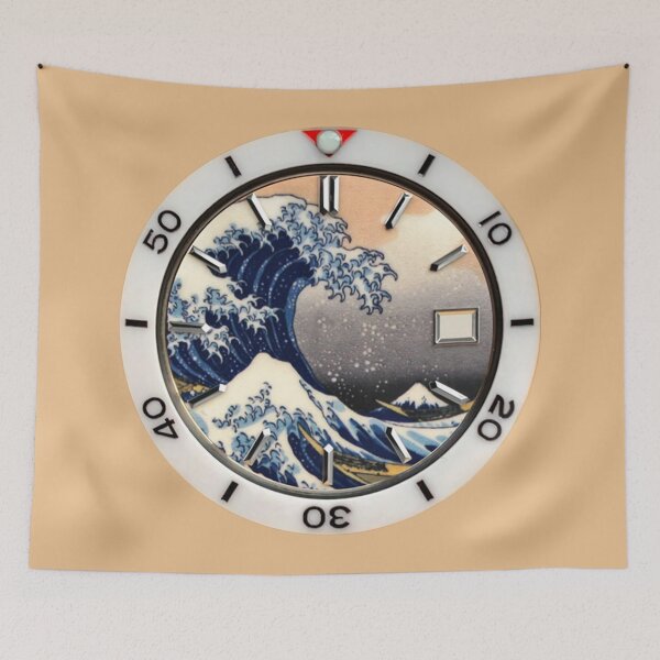 Item preview, Seiko SKX meets The Great Wave off Kanagawa designed and sold by SaniaSherin.