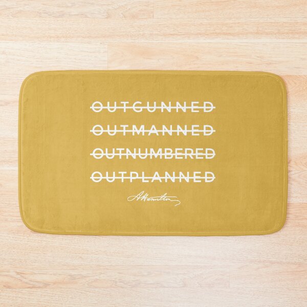 Item preview, outgunned, outmanned, outnumbered, outplanned (white) designed and sold by sara-who.