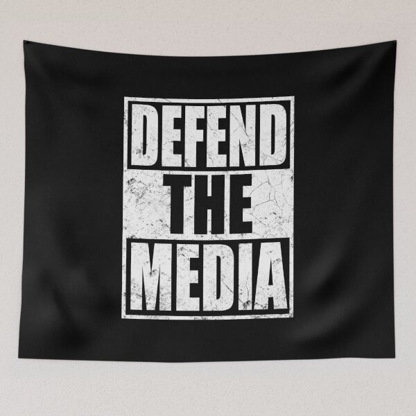 Item preview, DEFEND THE MEDIA RETRO designed and sold by Kathrine2302.