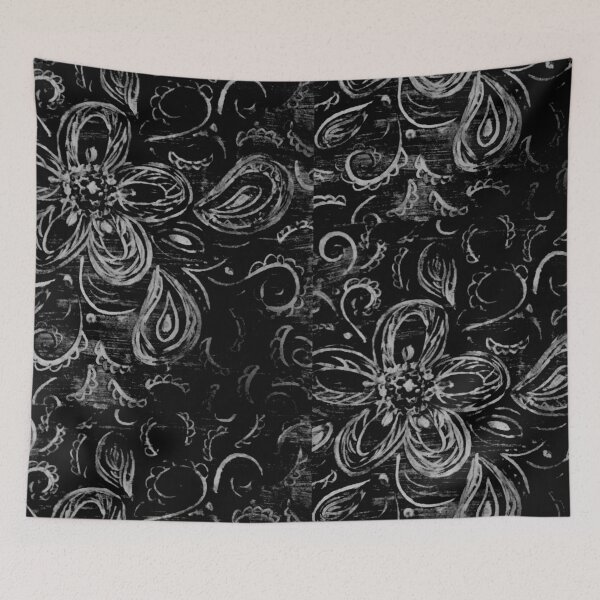 Item preview, Flower in Black designed and sold by Jennifer Guajardo.