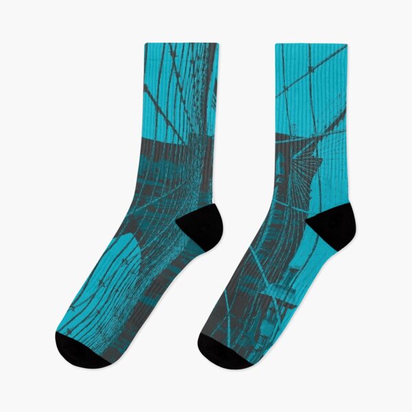 Item preview, Brooklyn Bridge (Blue), New York, USA designed and sold by DomGDesign.