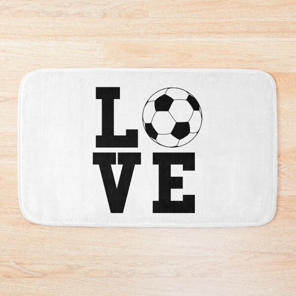 Item preview, I Love Soccer Text Graphic designed and sold by SpookshowDesign.