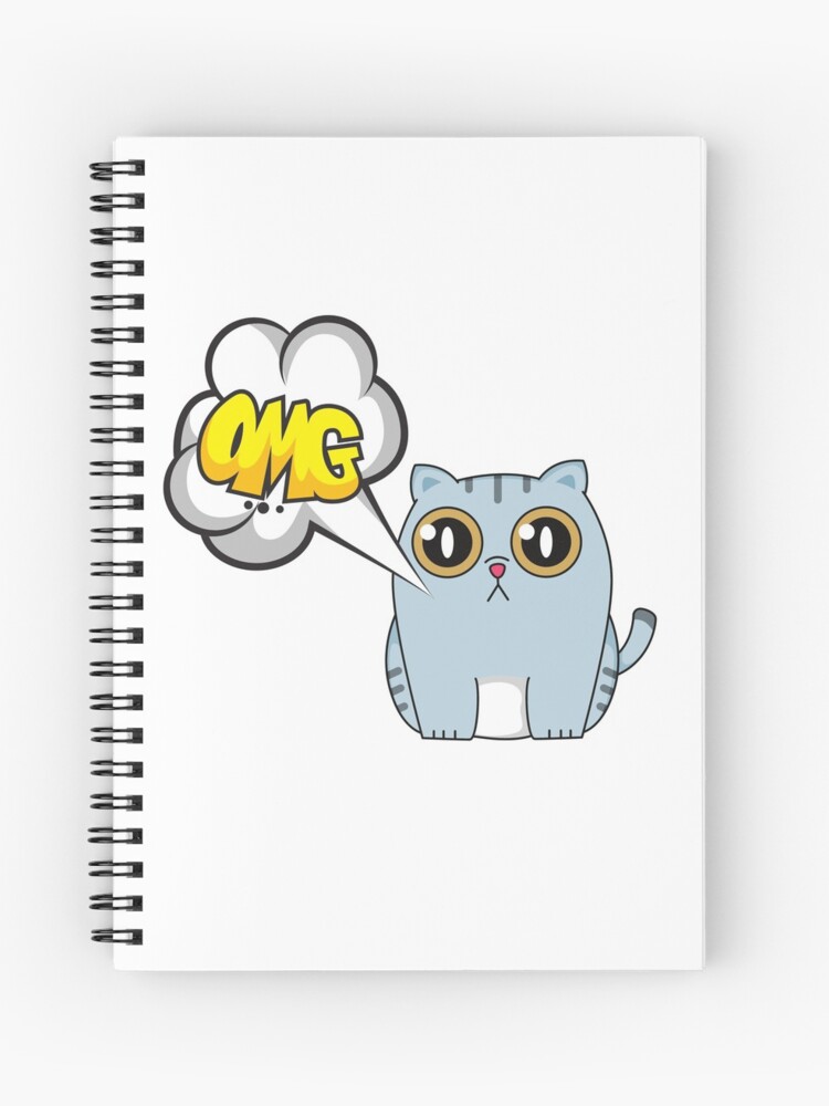 OMG! Cute Kawaii Stickers Notebook Journal!