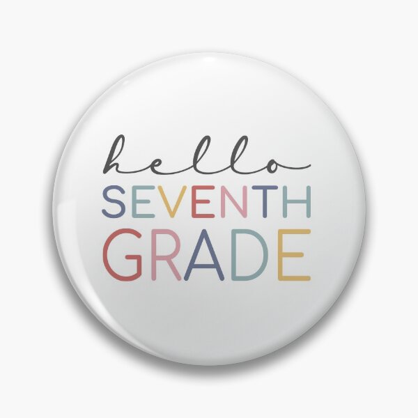 Item preview, Hello Seventh Grade Colorful designed and sold by AutonomousN.