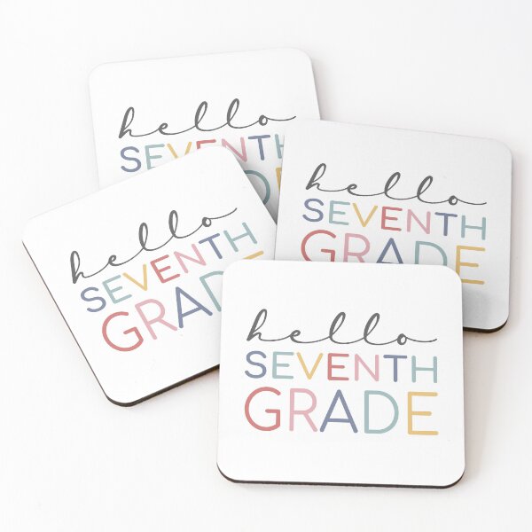 Item preview, Hello Seventh Grade Colorful designed and sold by AutonomousN.