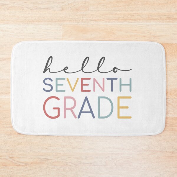 Item preview, Hello Seventh Grade Colorful designed and sold by AutonomousN.