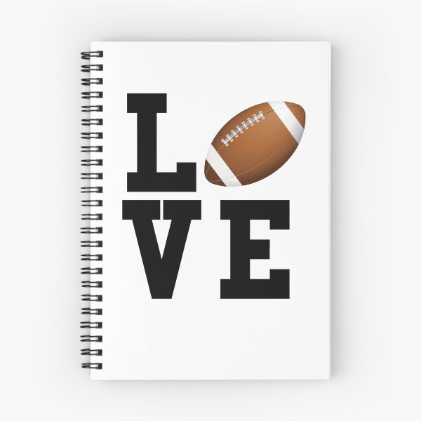 Item preview, I Love Football Text Graphic designed and sold by SpookshowDesign.