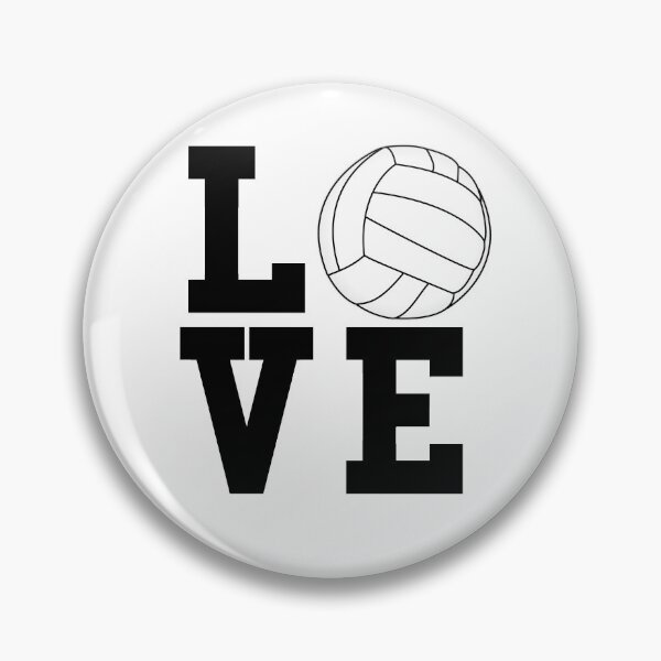 Item preview, I Love Volleyball Text Graphic designed and sold by SpookshowDesign.