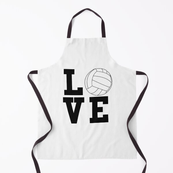 Item preview, I Love Volleyball Text Graphic designed and sold by SpookshowDesign.