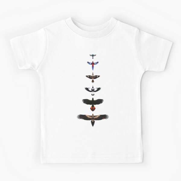 Australian Birds - Illustrated Kids T-Shirt
