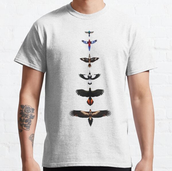 Australian Birds - Illustrated Classic T-Shirt