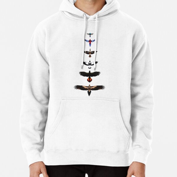 Australian Birds - Illustrated Pullover Hoodie