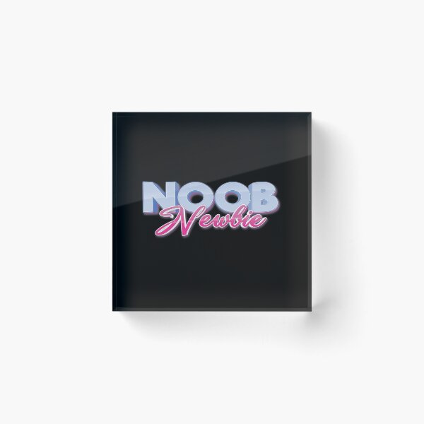 Item preview, Noob Means Newbie designed and sold by ProjectX23.