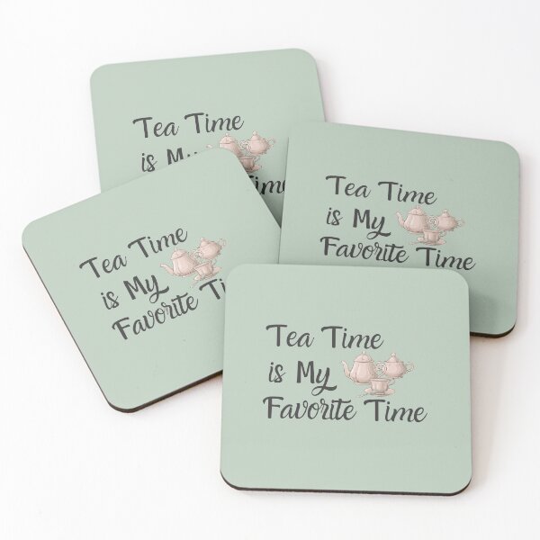 Item preview, Tea Time is My Favorite Time designed and sold by cation-studio.