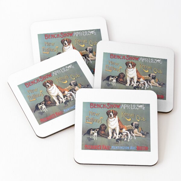 Item preview, 1890 New England Kennel Club Dog Show Poster designed and sold by retrographics.