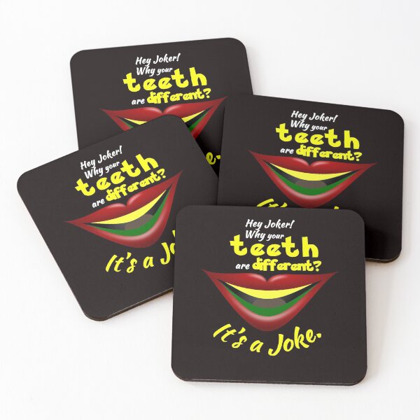 Item preview, Hey Joker! Why Your Teeth Are Different? It's A Joke - Funny Joker Smile Design Gift Ideas designed and sold by leo121687.
