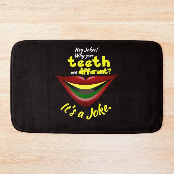 Item preview, Hey Joker! Why Your Teeth Are Different? It's A Joke - Funny Joker Smile Design Gift Ideas designed and sold by leo121687.