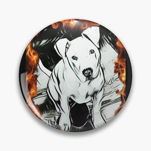 Item preview, Pitbull - Flames designed and sold by HarshPerception.