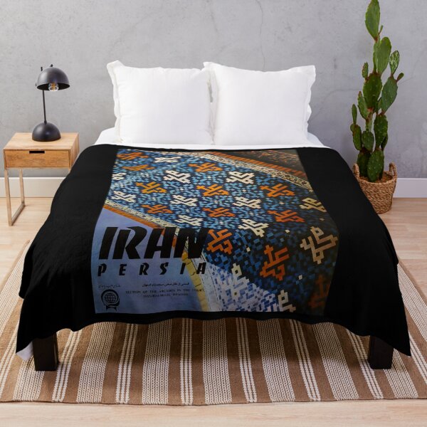 Item preview, Iran Persia retro poster designed and sold by CorasPosters.