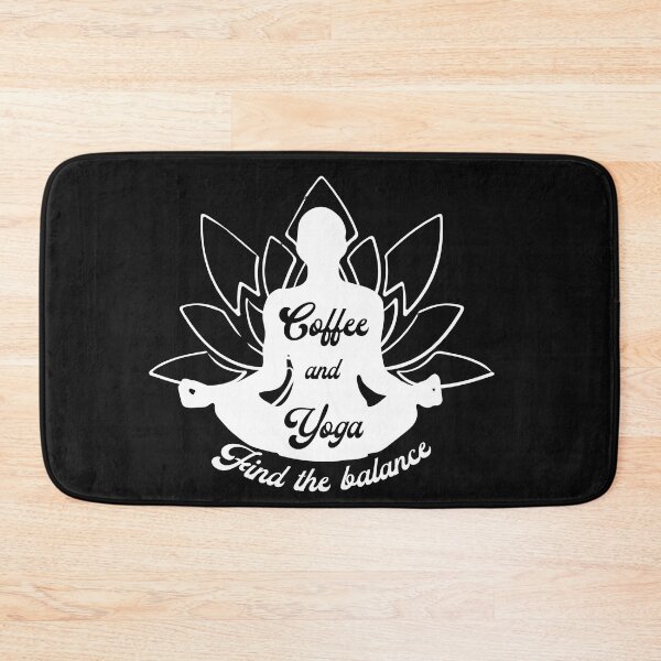 Item preview, Yoga And Coffee Find The Balance designed and sold by FernwehTrail.