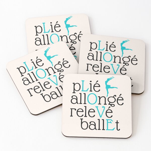 Item preview, Love Ballet - Terms en Teal designed and sold by ElegantTangent.