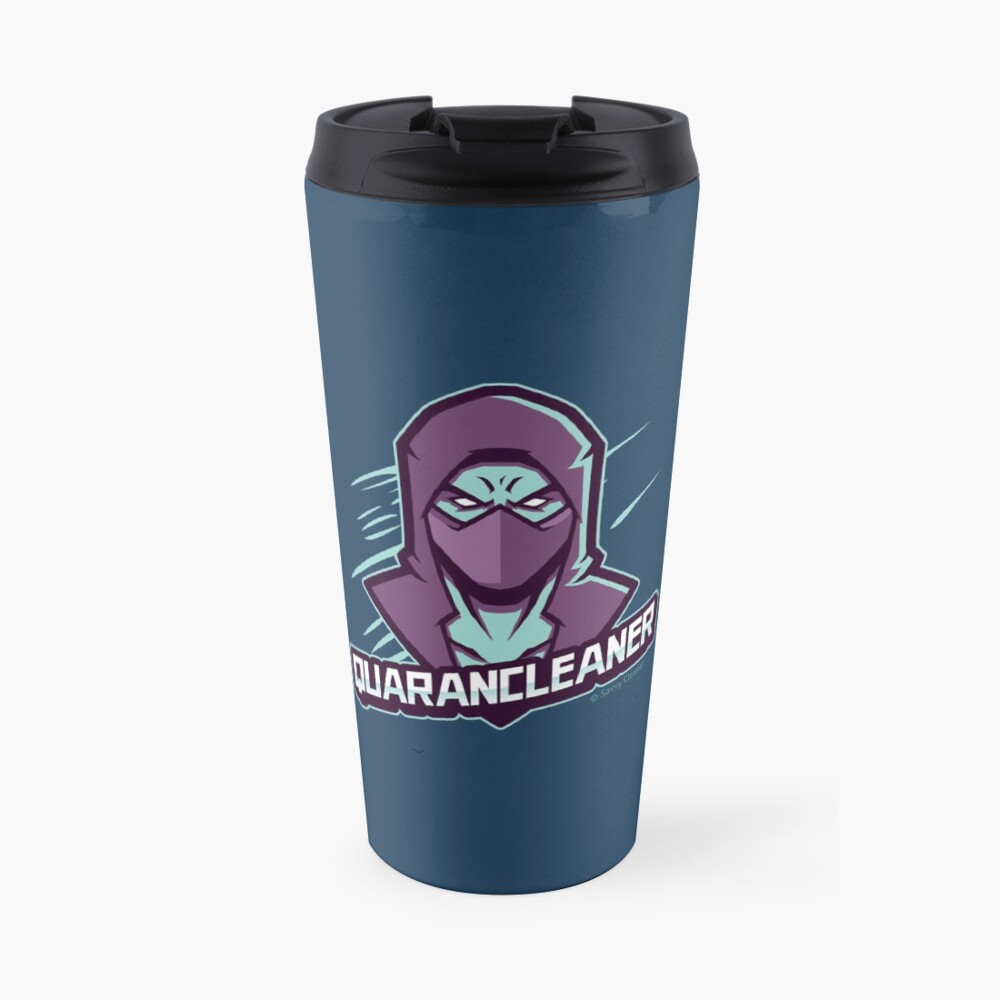 QuaranCleaner Shirt Funny Cleaning Humor and Gifts Travel Mug