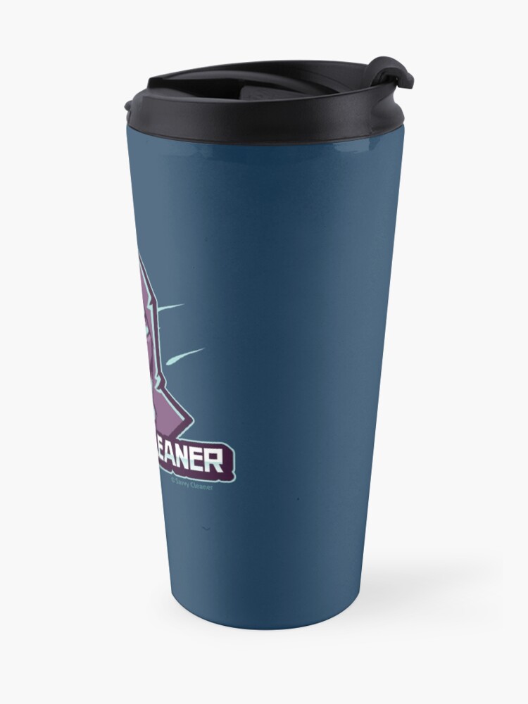 Alternate view of QuaranCleaner Shirt Funny Cleaning Humor and Gifts Travel Mug