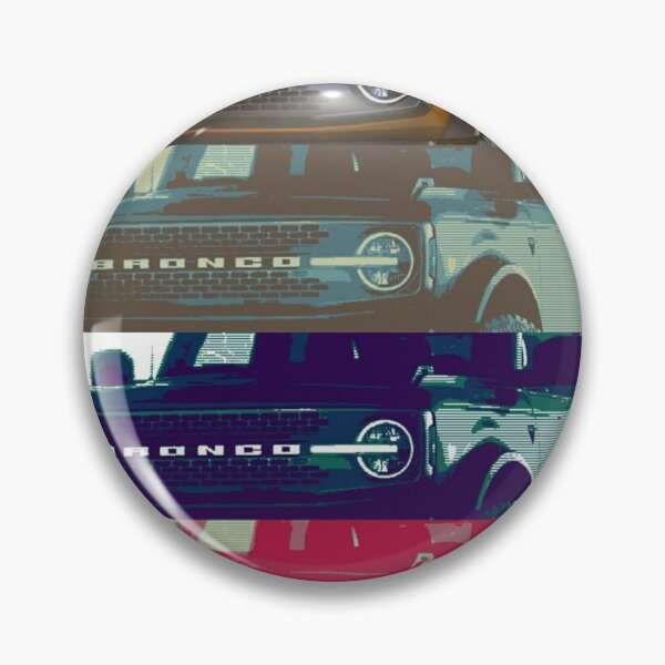 Item preview, Ford Bronco 2021, pila vertical estilo original y pop art designed and sold by DomGDesign.