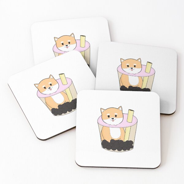 Item preview, ¡Shiba Inu Boba! designed and sold by DreamEpic.