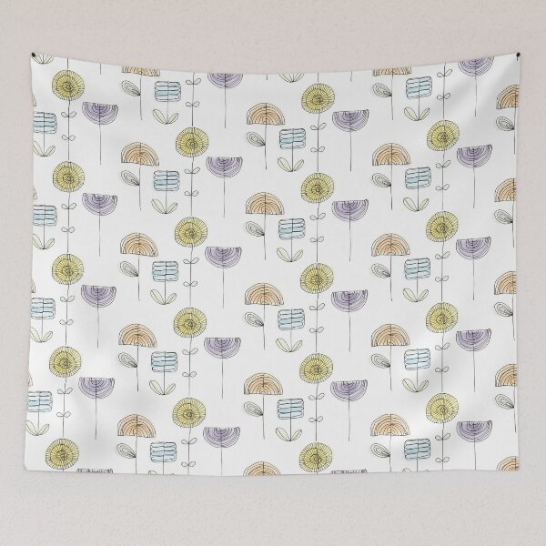 Item preview, Post modern flowers designed and sold by Jonesyinc.