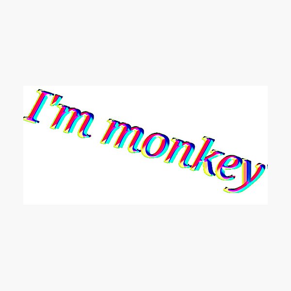 Item preview, I'm Monkey designed and sold by JovianSlim.