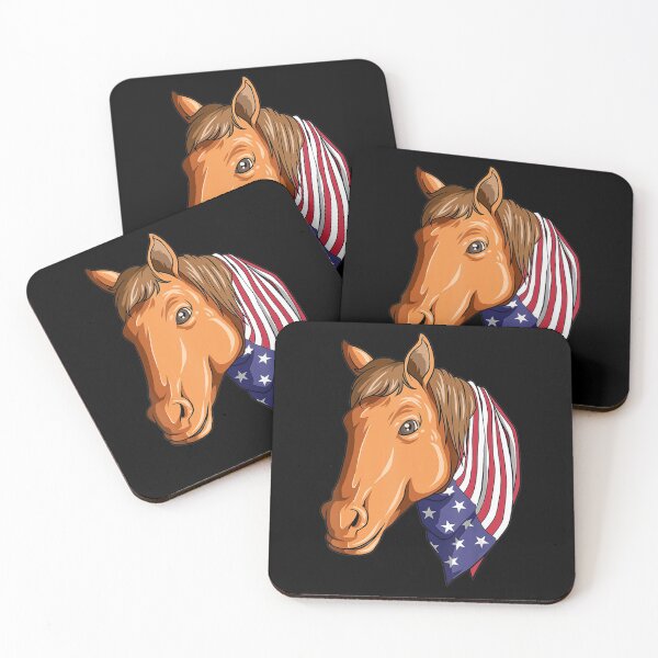 Item preview, Patriotic Horse American 4th of July Horse America Flag designed and sold by EmilyPippin.