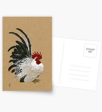 Japanese Bantam Rooster Postcards
