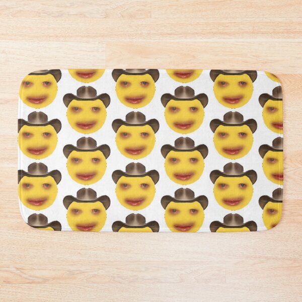 Item preview, crying cowboy emoji designed and sold by banana ban.
