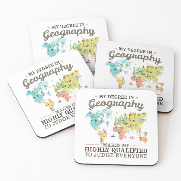 Item preview, Geography Degree Makes Me Qualified to Judge Everyone designed and sold by Maria Garcia.