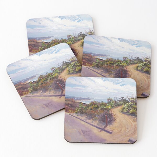 Item preview, 2 Paths (Crystal Cove State Park) painting designed and sold by wildrooster4fun.