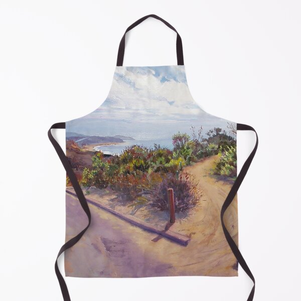 Item preview, 2 Paths (Crystal Cove State Park) painting designed and sold by wildrooster4fun.