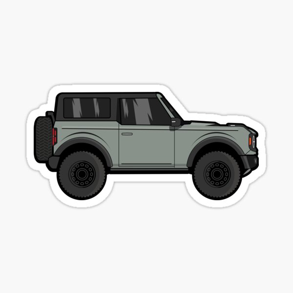 Ford Bronco - Cactus Gray Sticker