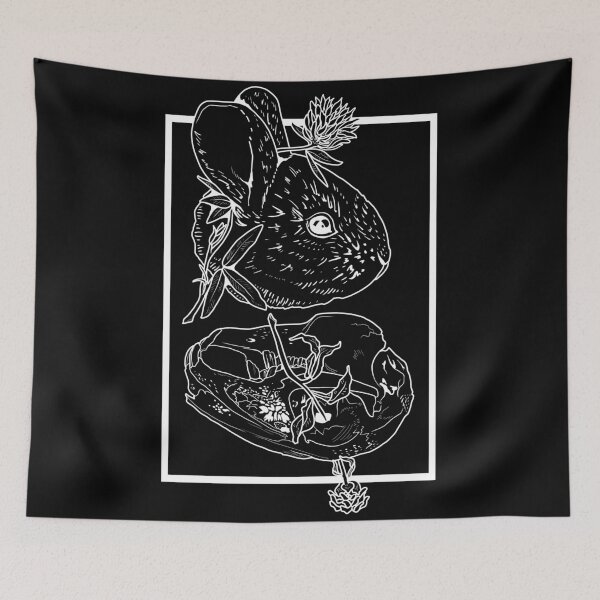 Item preview, Life & Death | Baby Rabbit - Bunny Skull designed and sold by NRtista.