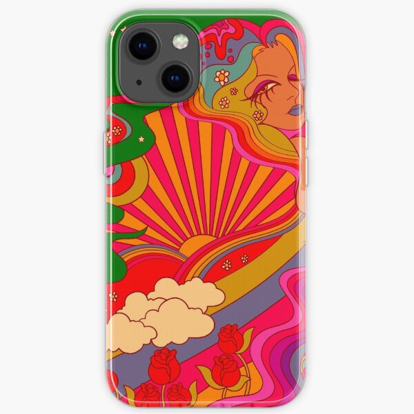 Psychedelic Lady iPhone Soft Case
