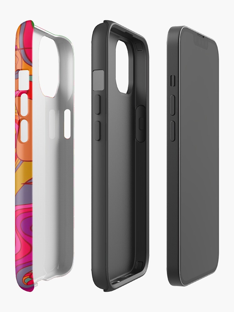 Alternate view of Psychedelic Lady iPhone Case
