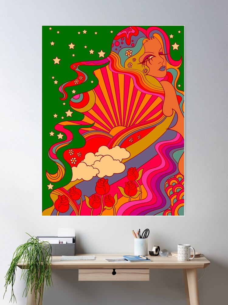 Psychedelic Lady | Poster