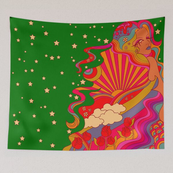 Item preview, Psychedelic Lady designed and sold by Audrey Herbertson.