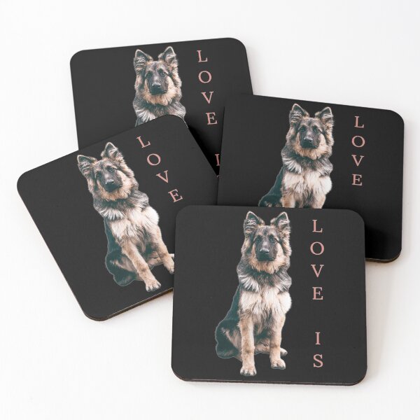Item preview, Love Is German Shepherd Cute Dog Mom Dad Pet Lover designed and sold by MagicJohnson22.