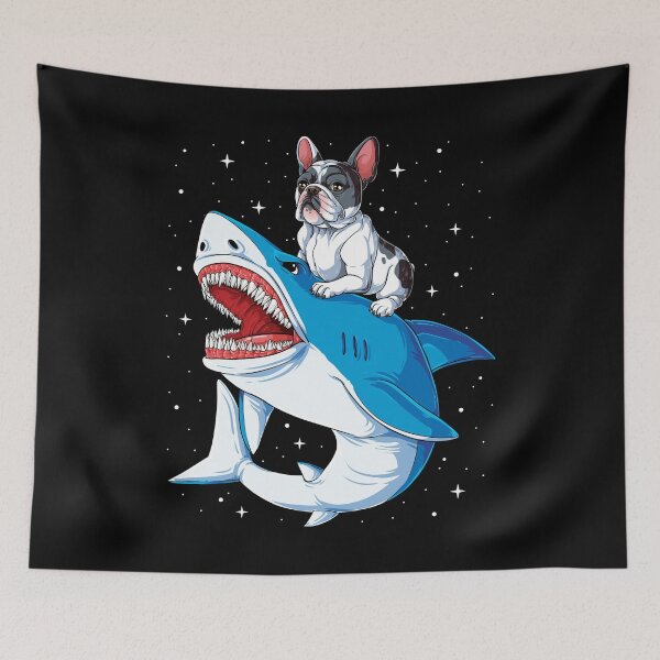 Item preview, French Bulldog Riding Shark Shirt for Men Women Boys Girls Kids Frenchie Dog Lover Gifts designed and sold by LiqueGifts.