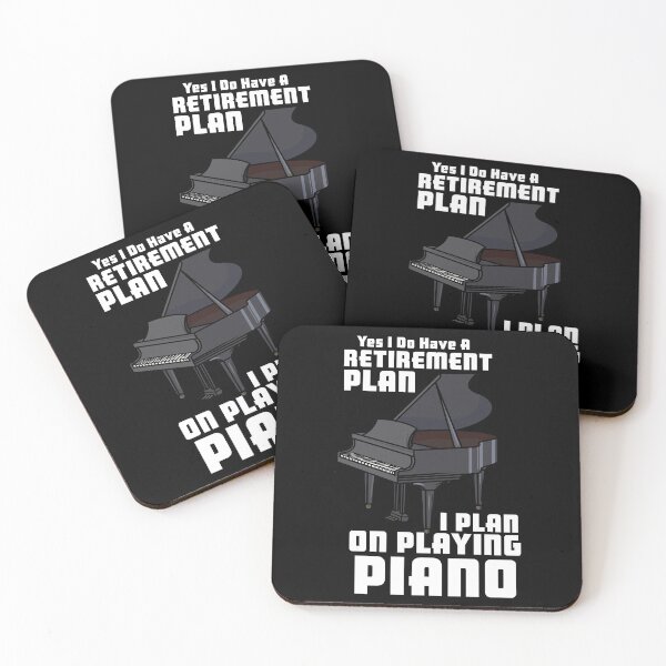 Item preview, Yes I Do Have a Retirement Plan, I Plan On Playing Piano | Piano Player Pianist  designed and sold by Dancing Dolphin Crafts.