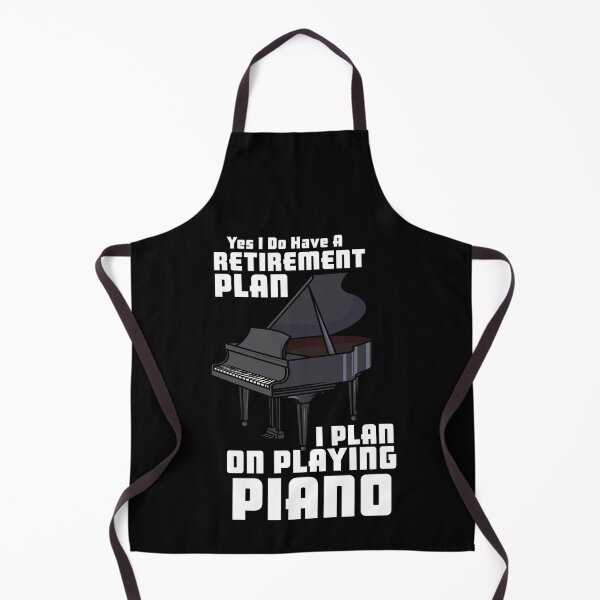 Artikelvorschau, Ja, ich habe einen Pensionsplan, ich plane Klavier zu spielen Klavierspieler Pianist entworfen und verkauft von Dancing Dolphin Crafts.