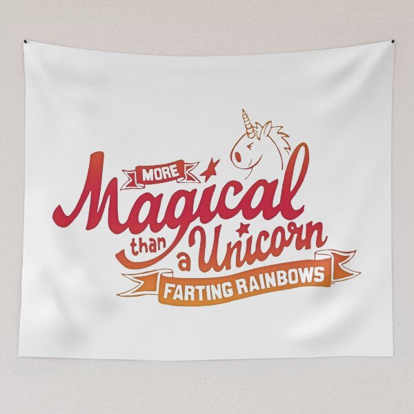 Item preview, Unicorn Magic - Orange designed and sold by FlyingDodo.