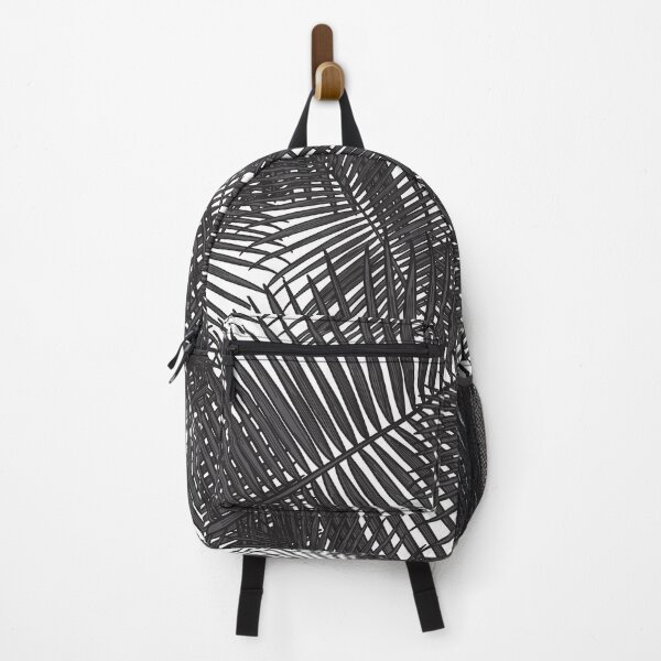 Item preview, Simple Black and White Tropical Palm Leaf Pattern designed and sold by Sam Posnick.