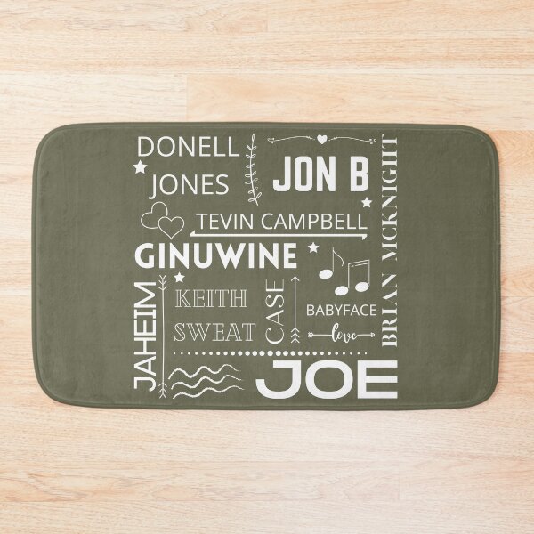 Item preview, 90s R and B Black Male Singing Icons White Text Design  designed and sold by Gramsta.